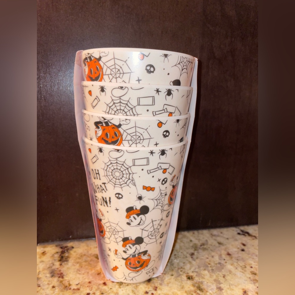 Disney Halloween 4 pack Bamboo cups